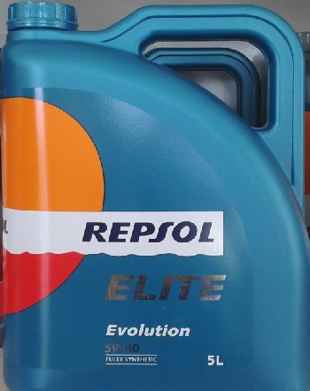 Aceite: ACEITE REPSOL 5W40 EVOLUTI 5L. (Ref.ERT8260 )